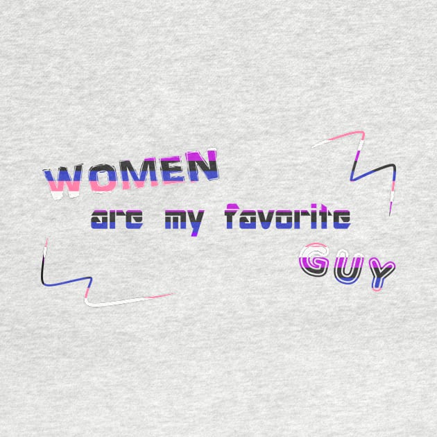 Women Are My Favorite Guy DJ Crazytimes Genderfluid Flag by nhitori